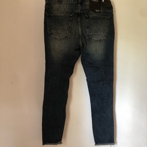 Pacsun Confor stretch shredded jeans NWT 36x32 - Picture 6 of 10